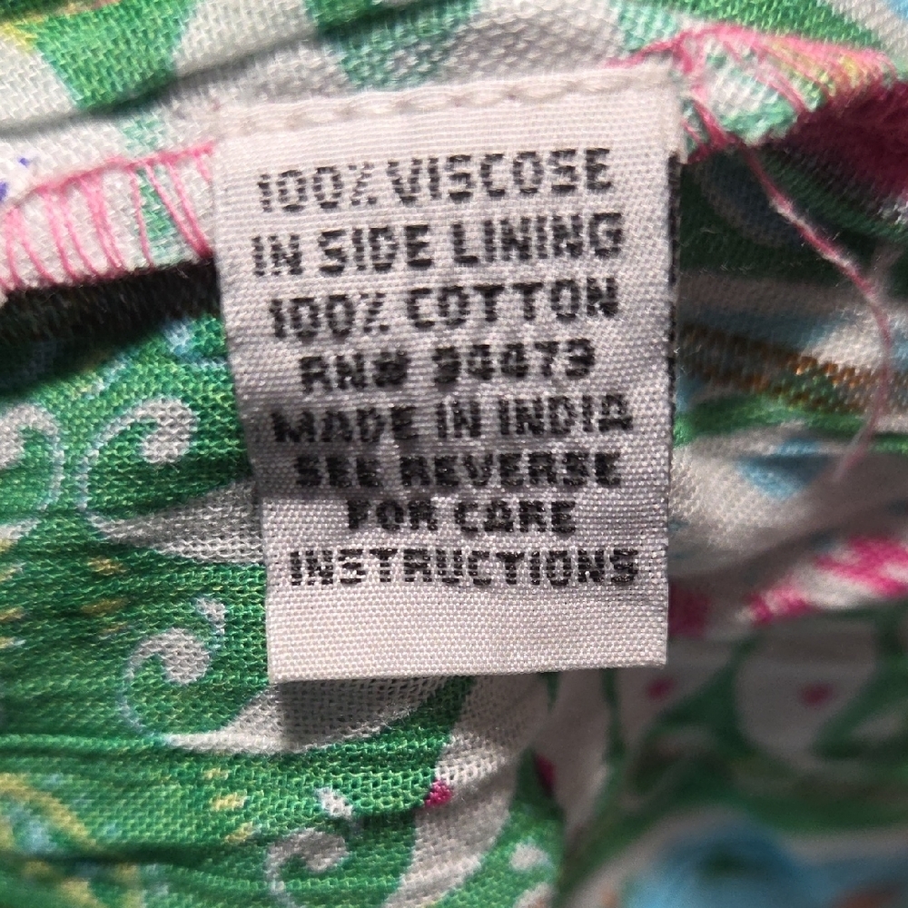 Meg 2 Magic Anthropologie Pink and Green Maxi Dress - Picture 4 of 8